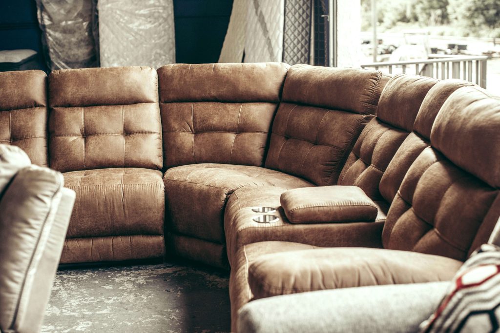Re-upholstered Lounge
